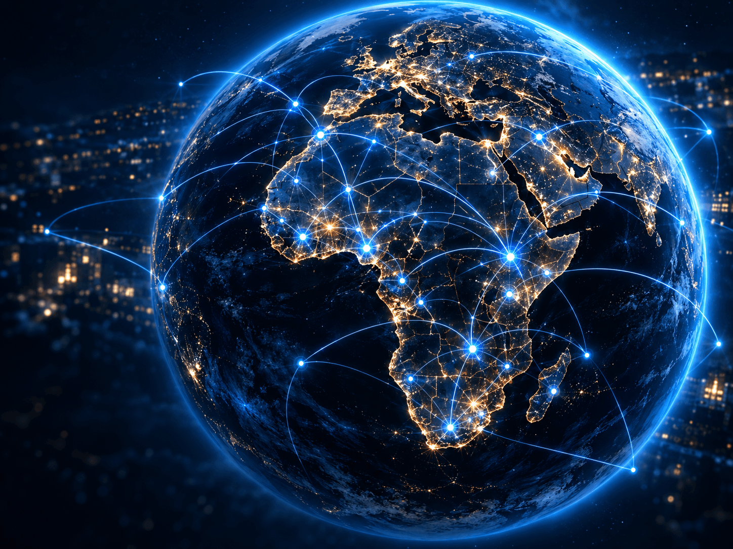 Connected technology network across Africa